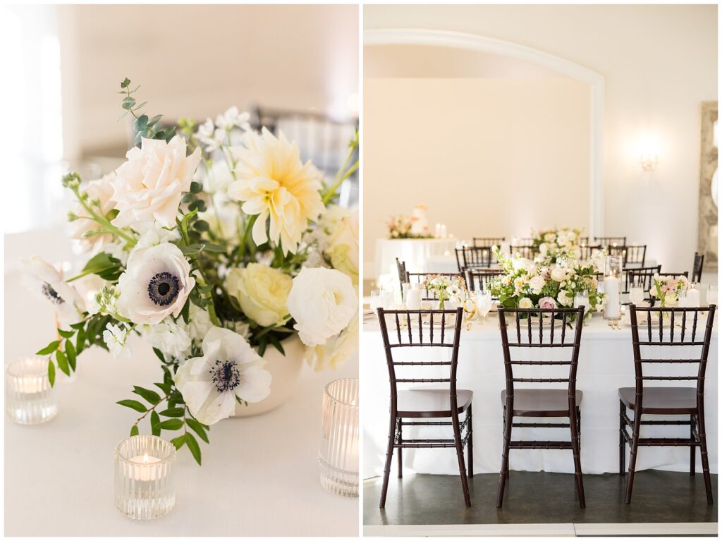 Wedding Venue Flower Inspiration | Merrimon-Wynne Wedding | Raleigh NC Wedding Photographer 