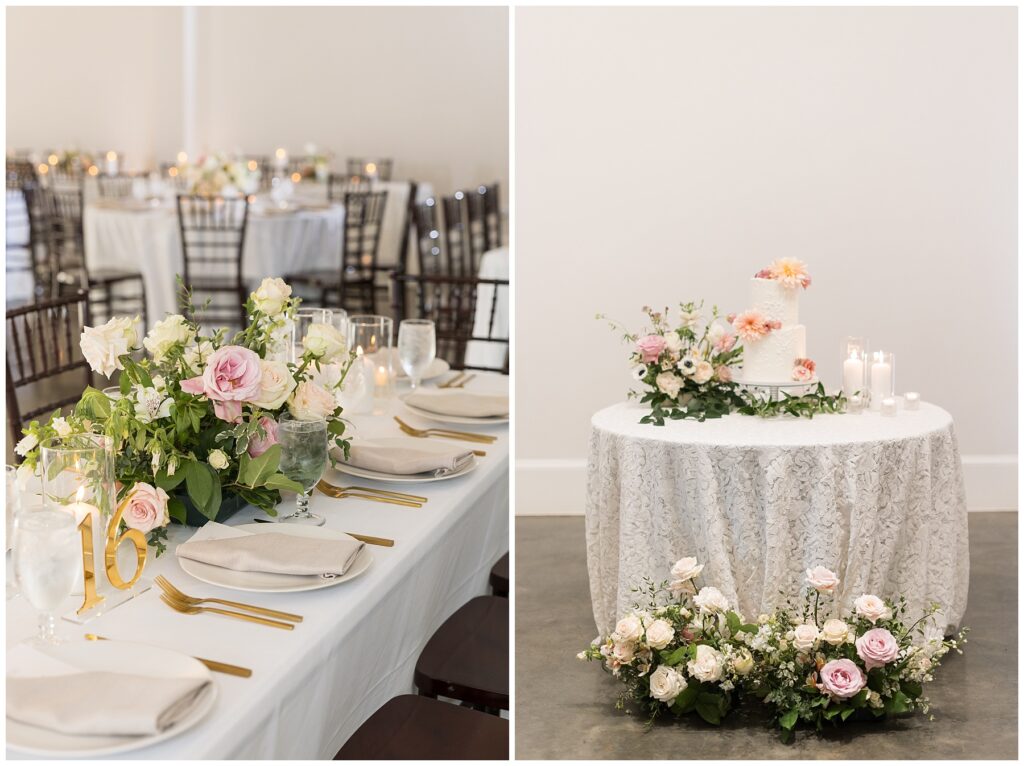 Wedding Venue Table Decorations | Merrimon-Wynne Wedding | Raleigh NC Wedding Photographer 