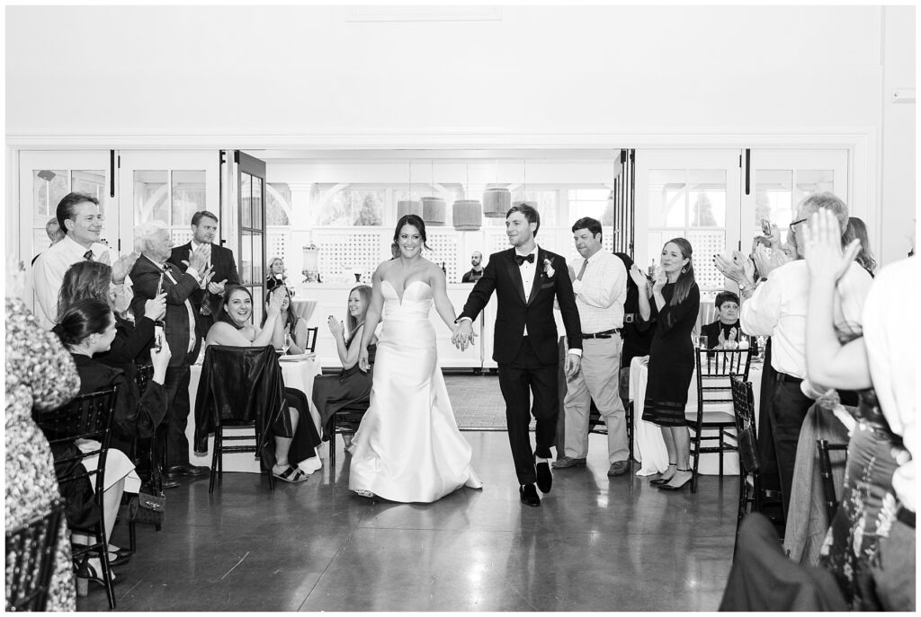 Bride and Groom Entrance | Merrimon-Wynne Wedding | Raleigh NC Wedding Photographer 