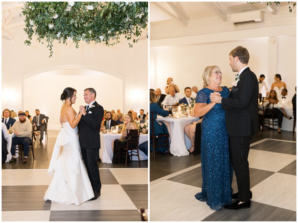 Bride Dance with Father | Groom Dance with Mother | Merrimon-Wynne Wedding | Raleigh NC Wedding Photographer 