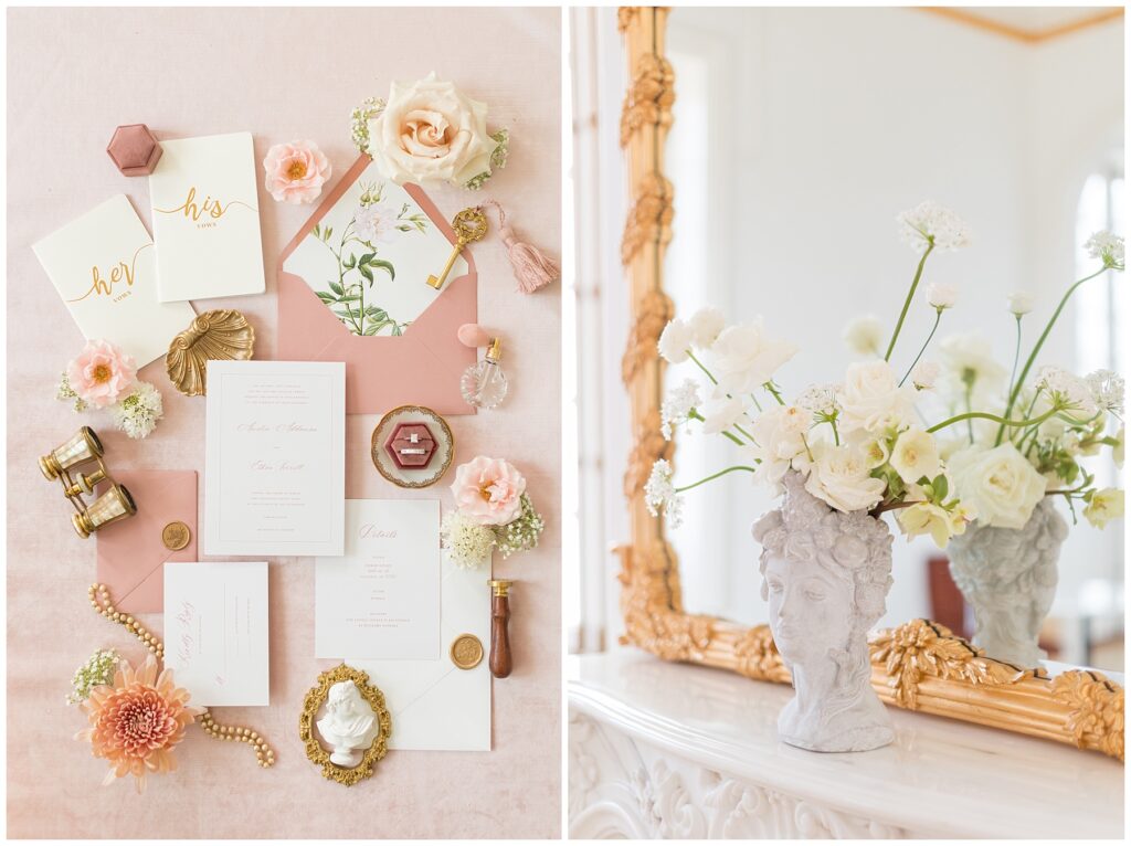Oxbow Estate Wedding Inspo | Pink Wedding Inspiration | Wedding Invitation Inspiration