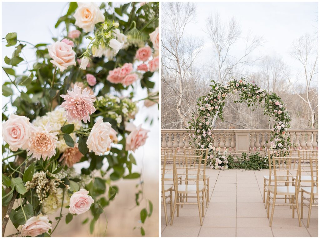 Wedding Flowers Inspiration | Pink Roses for Wedding Decor | Wedding Venue Inspiration