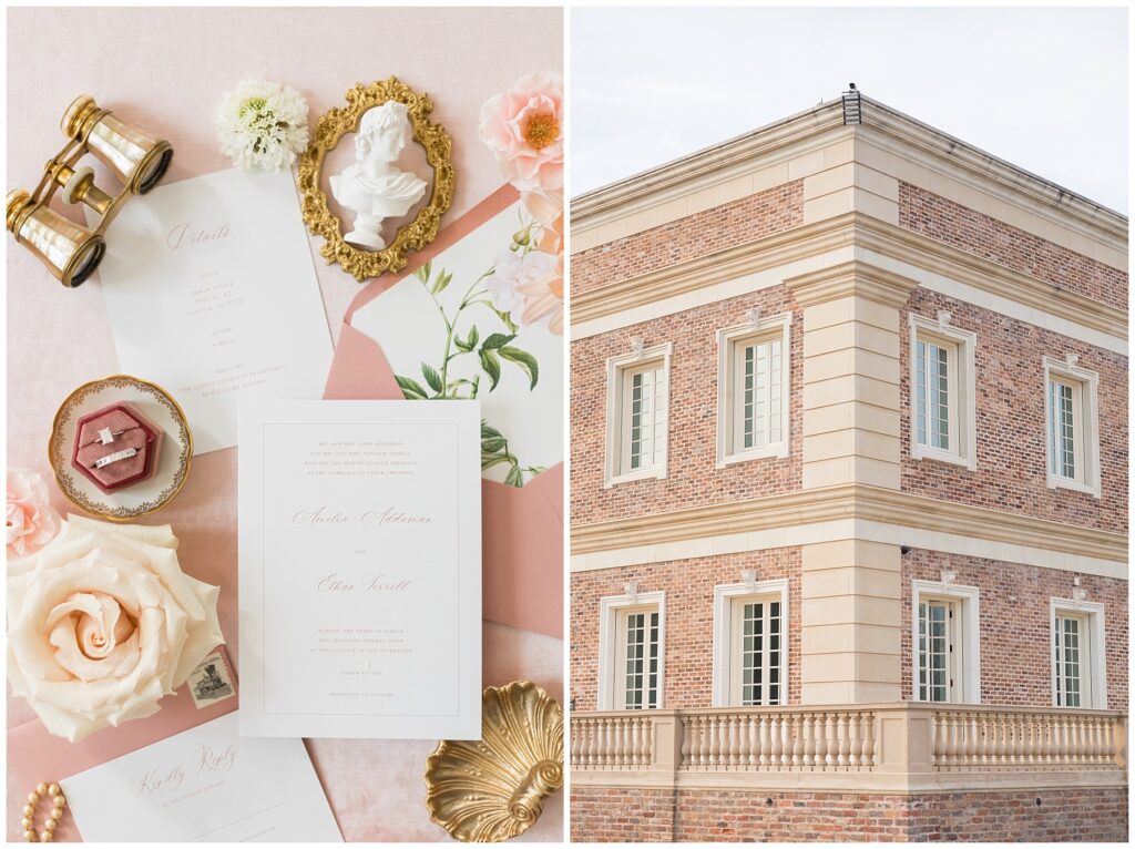 Wedding at Oxbow Estate | Wedding Invitation Details