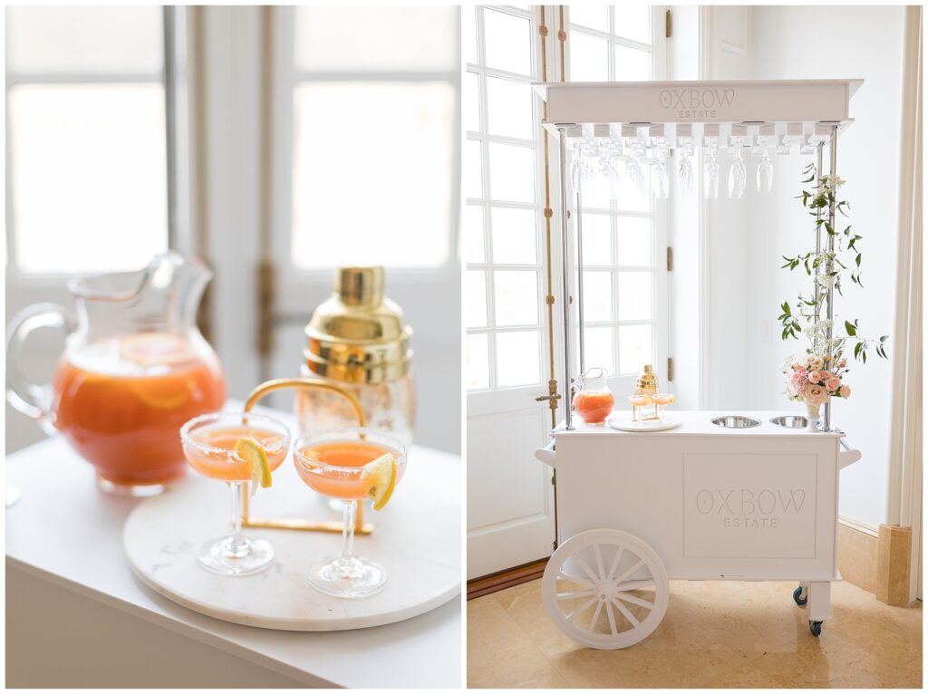 Oxbow Estate Drink Trolley | Wedding Drink Inspo