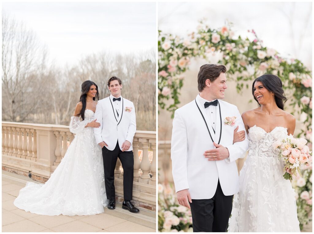 Oxbow Estate Wedding Inspiration | Bride and Groom Laughing | Wedding Bliss