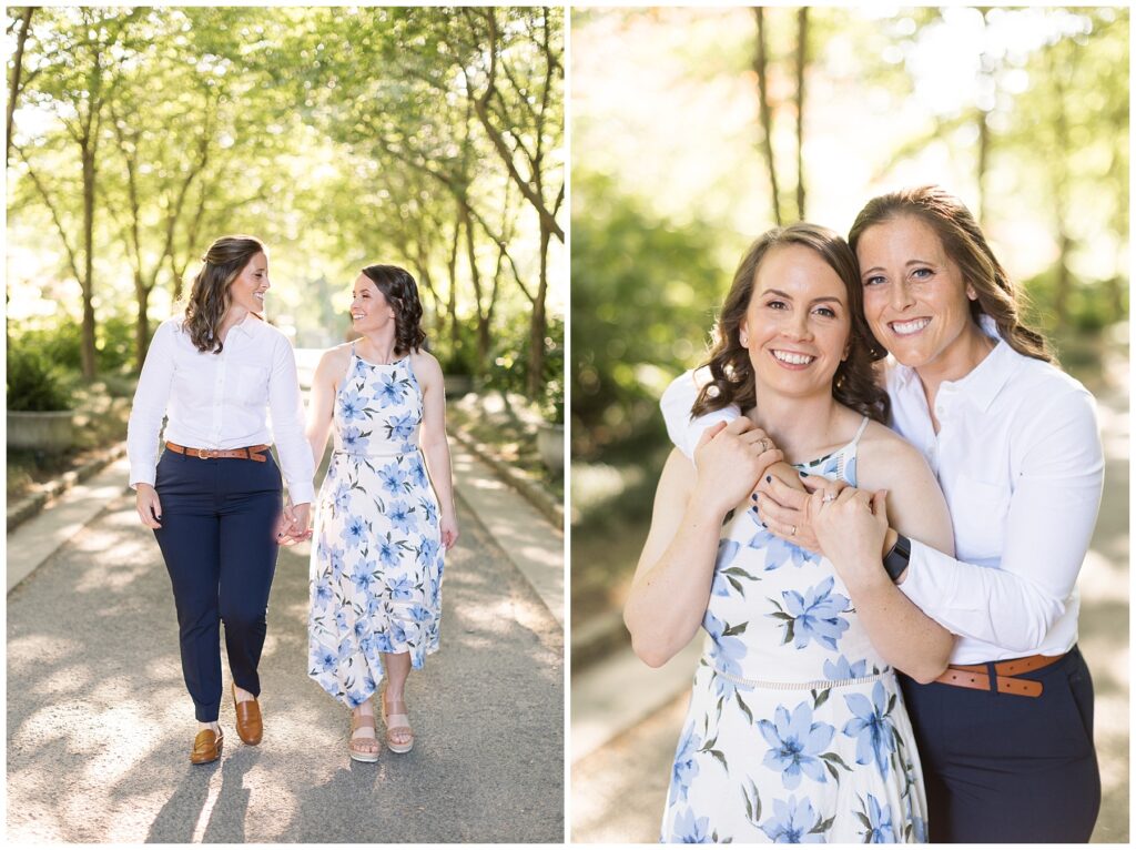 Engagement Photos at Duke Gardens | Same Sex Engagement Photos | LGBTQ Engagement Photographer 