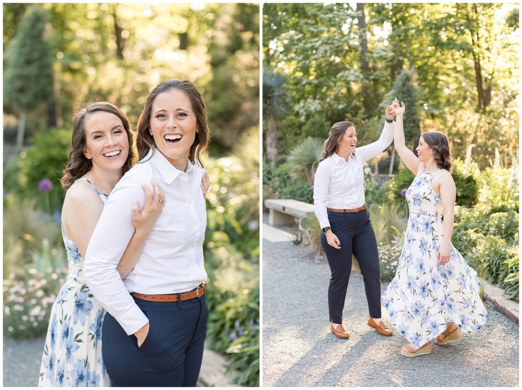 LGBTQ Photos at Duke Gardens | Same Sex Garden Photo Inspiration | Durham Photographer 