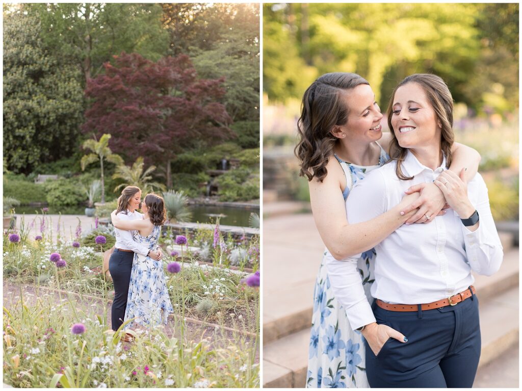 Duke Gardens LGBTQ Engagement Session | Same Sex Couple Photoshoot