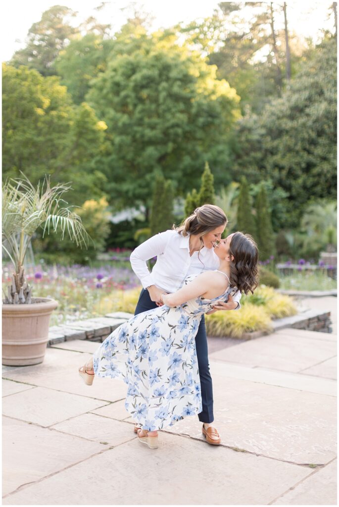 Duke Gardens LGBTQ | Same Sex Couple Photos in Garden