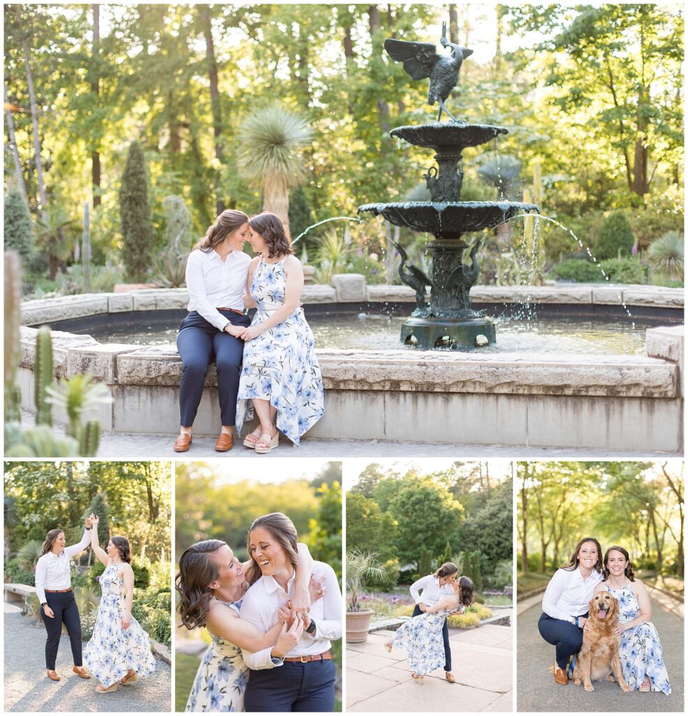Duke Gardens Engagement Photos | Same Sex Engagement | Durham Engagement Photographer 