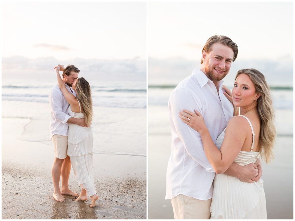 Engagement Photo Ideas at the Beach | Wilmington Engagement Photographer
