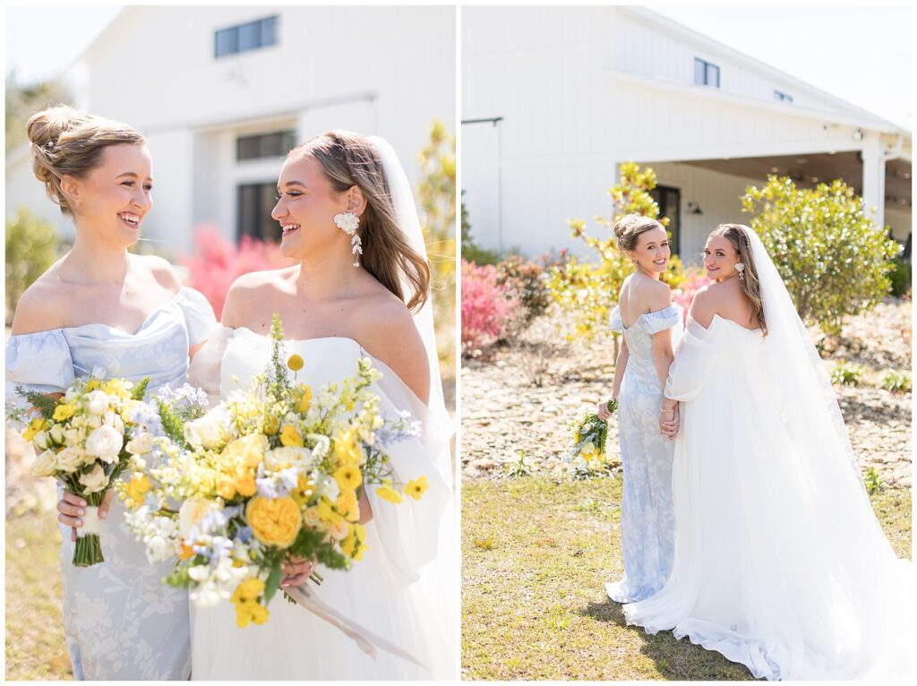 Bridesmaid Bouquet Inspo | Spring Wedding Colors | Wedding at White Oaks Farm