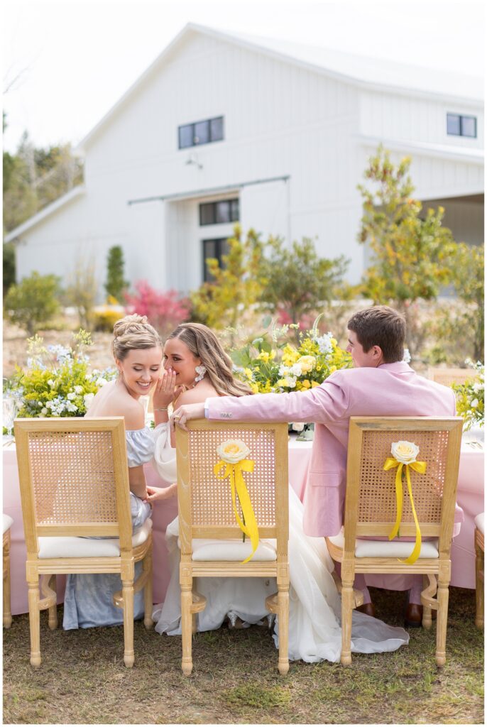 Yellow Wedding Flowers | Wedding Venue Inspiration | White Oaks Farm