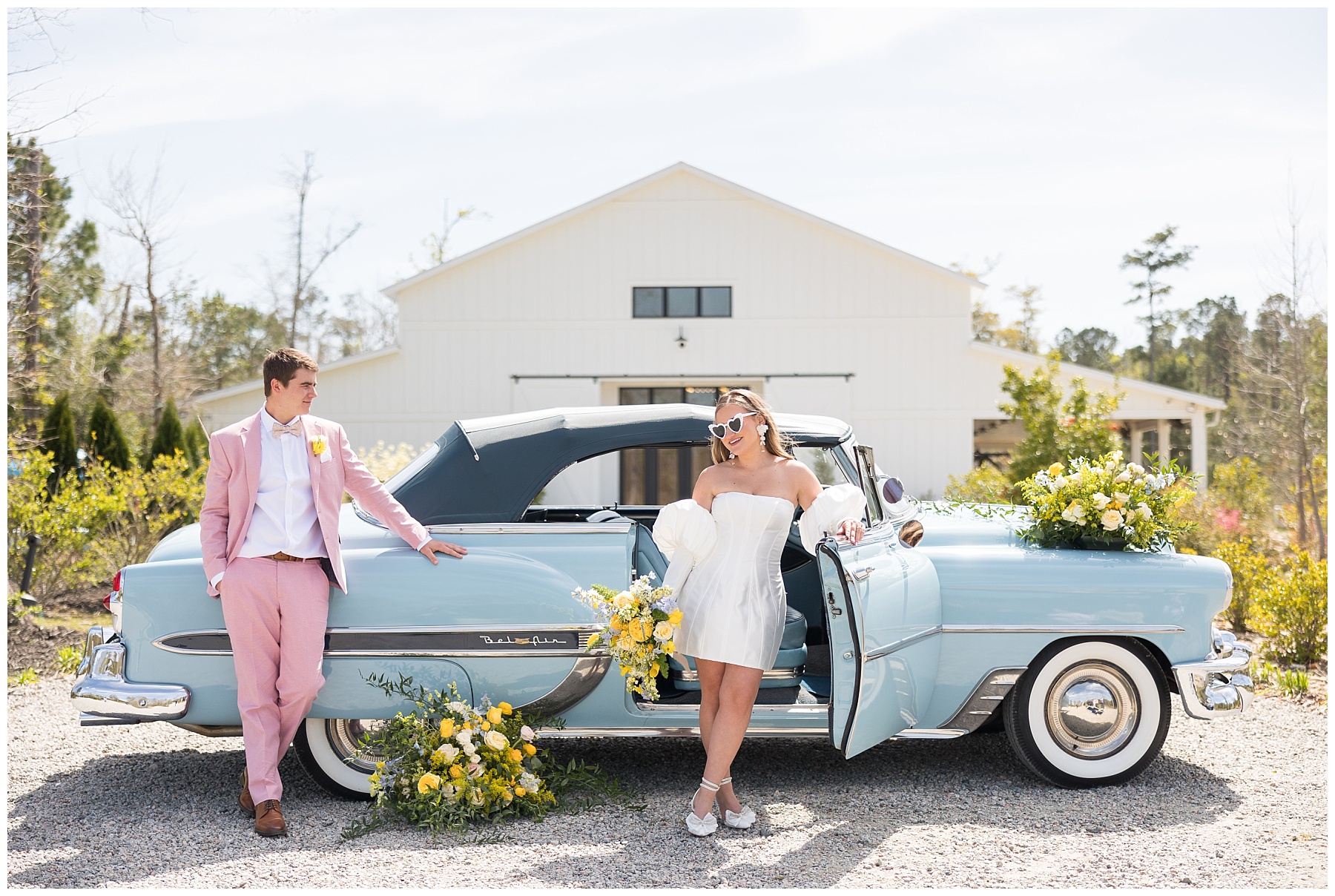 A colorful pastel wedding at White Oaks Farm in Myrtle Beach | SC Wedding Photographer