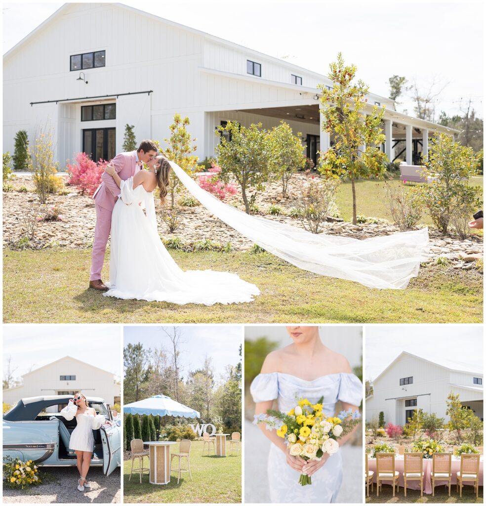 Pastel Wedding Inspiration | White Oaks Farm Wedding | SC Wedding Photographer