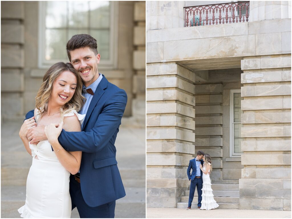 Anniversary Photos | Couples Portraits at NC Capitol Building | Raleigh Photographer