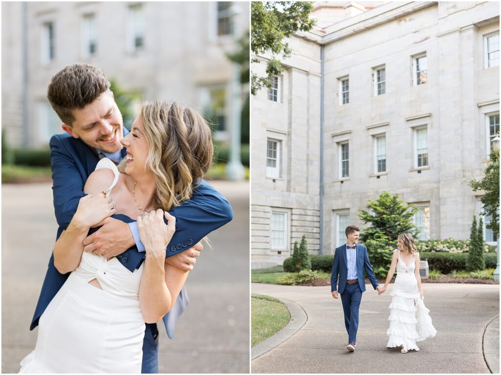 Anniversary Photo Ideas | Couples Photos in Downtown Raleigh | Raleigh Photographer