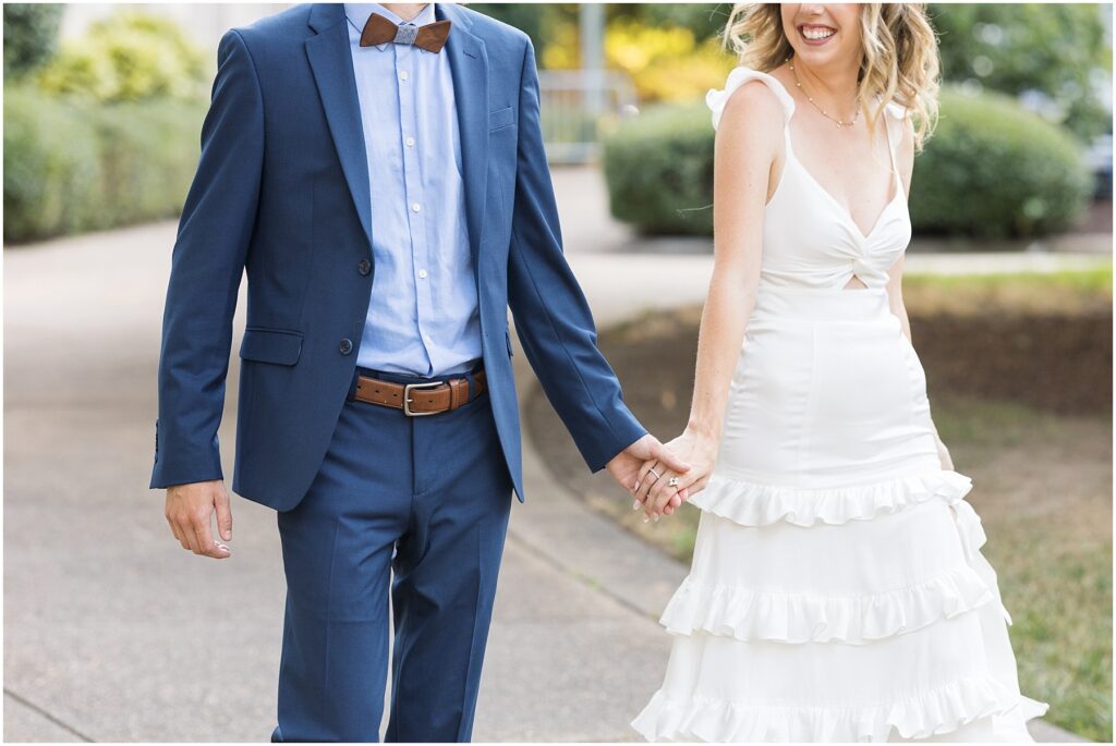 Anniversary Photos | Couples Portraits Holding Hands | Raleigh Photographer