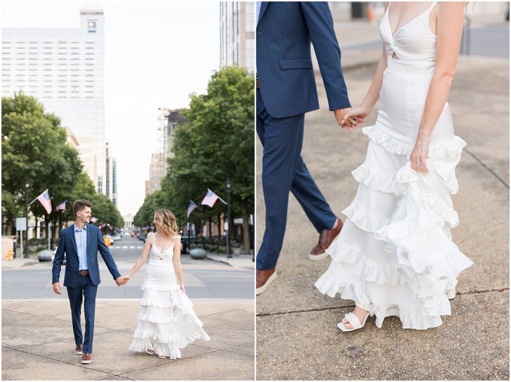 Anniversary Photo Ideas | Couples Portraits in Downtown Raleigh | Raleigh Photographer