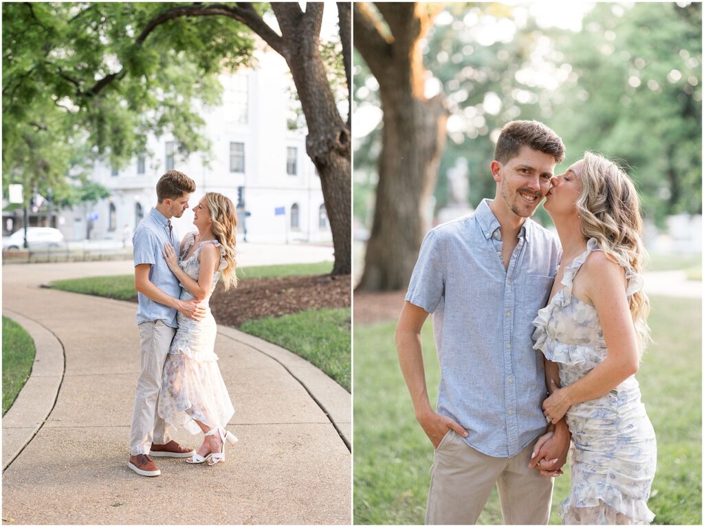 Anniversary Photo Ideas | Couples Portraits in Downtown Raleigh | Raleigh Photographer