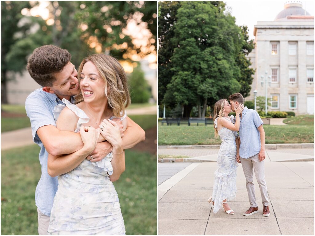 Anniversary Photos | Couples Portraits in Downtown Raleigh | Raleigh Photographer
