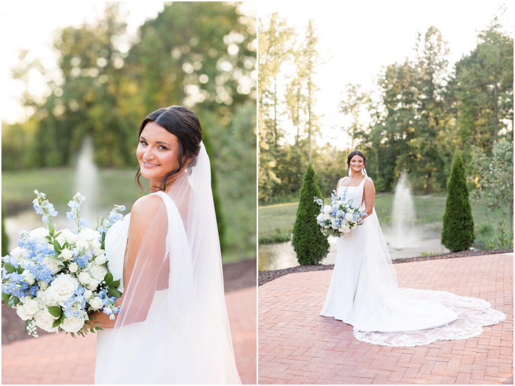 Classic Bridals portrait inspiration at sunset | the Upchurch Bridal Portraits | Sarah Hinckley Photography