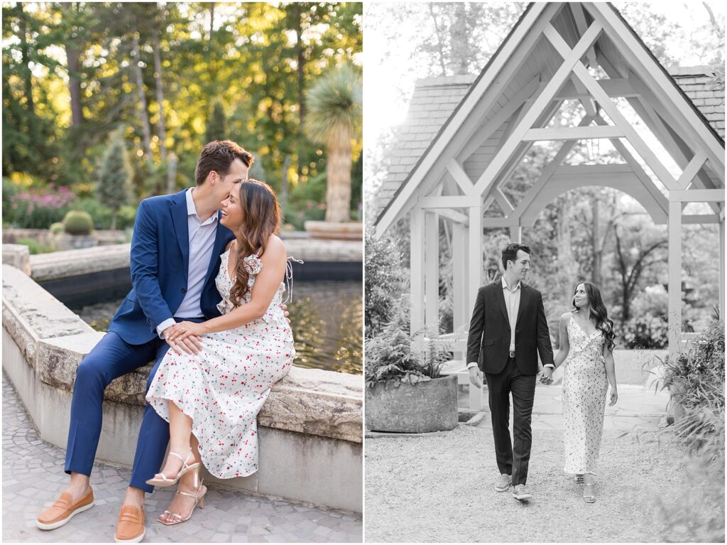 Duke Gardens Engagement | Engagement Photos by Fountain | NC Engagement Photographer 