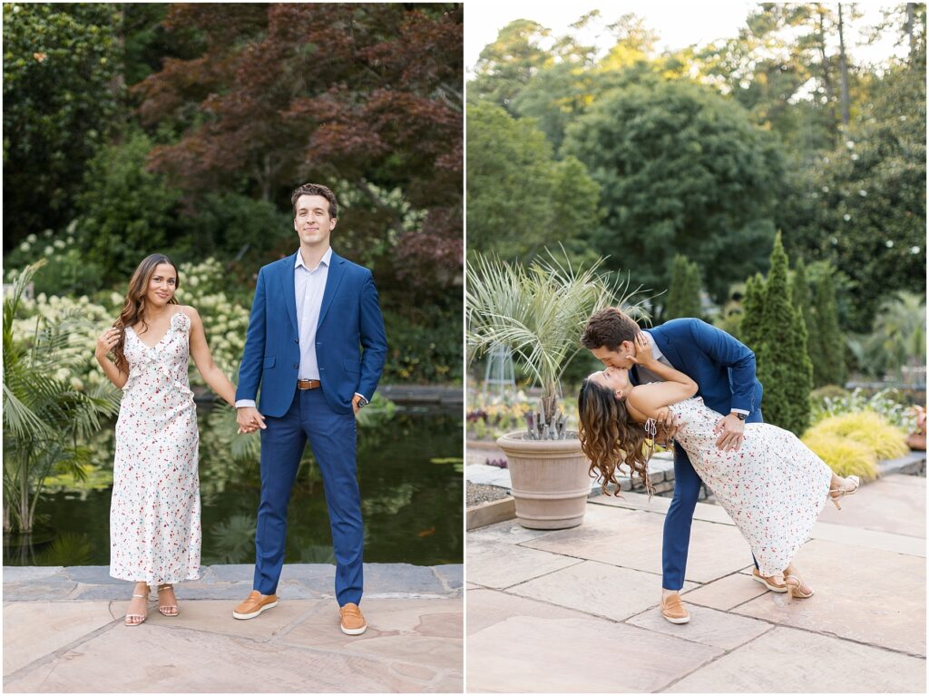 Duke Gardens Engagement | Garden Engagement Photo Ideas | NC Engagement Photographer 
