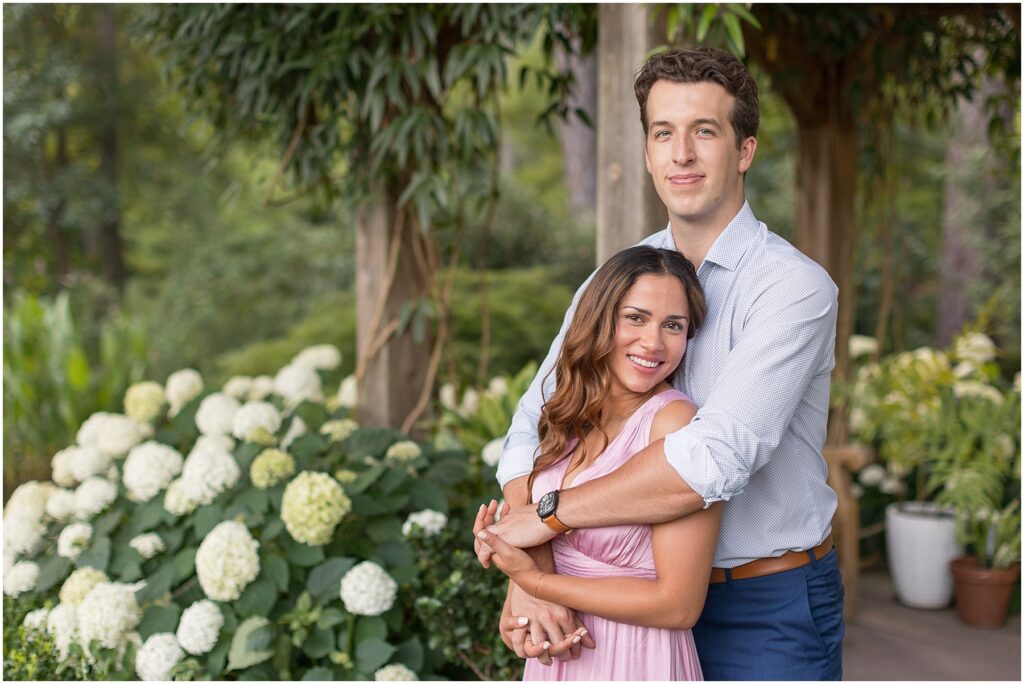 Duke Gardens Engagement | Engaged Couple Photos | NC Engagement Photographer 