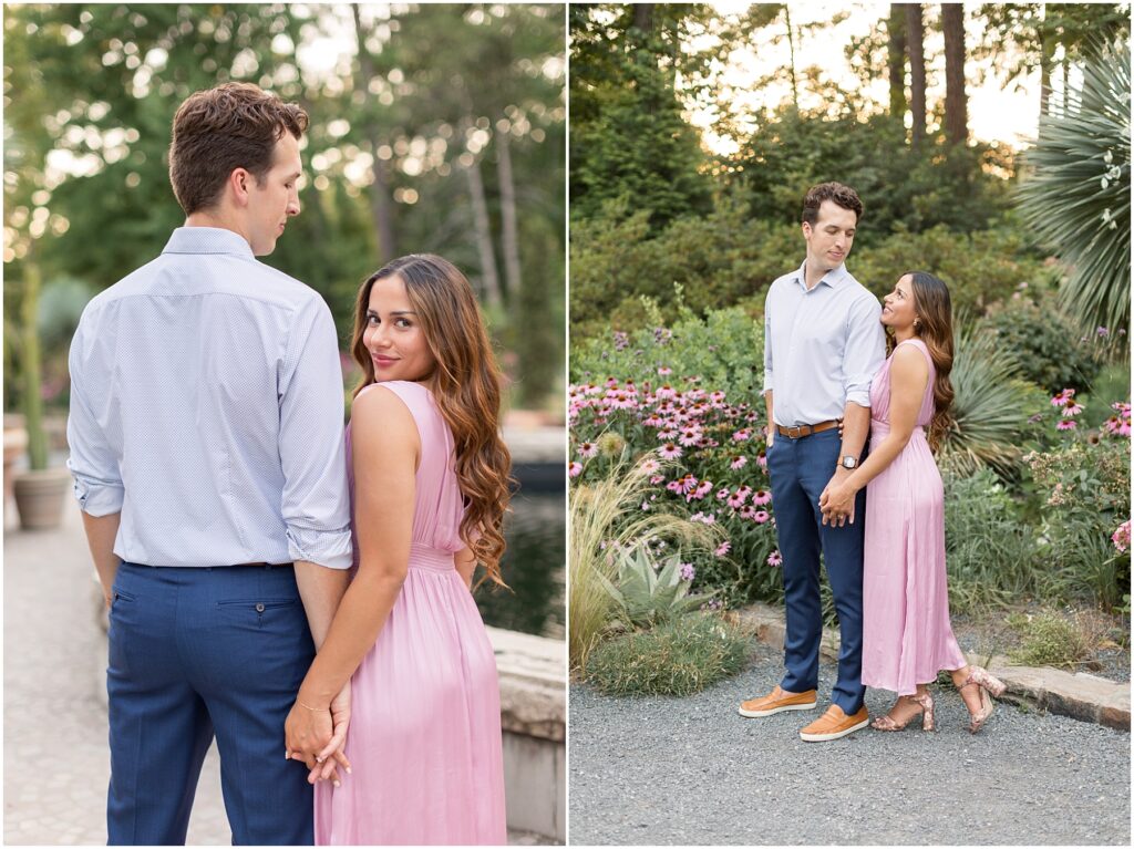 Duke Gardens Engagement | Summer Engagement Photos | Summer Engagement Outfit Inspo | NC Engagement Photographer 