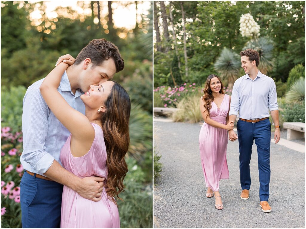 Duke Gardens Engagement | Engaged Couple Photos by Pink Flowers | NC Engagement Photographer 