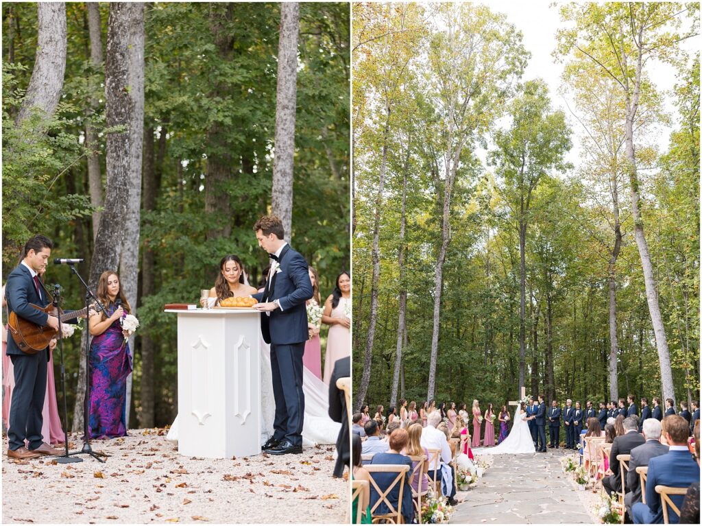 Wedding Ceremony | Bride and Groom Wedding Ceremony Traditions | Carolina Grove Wedding Photographer | Raleigh NC Wedding Photographer