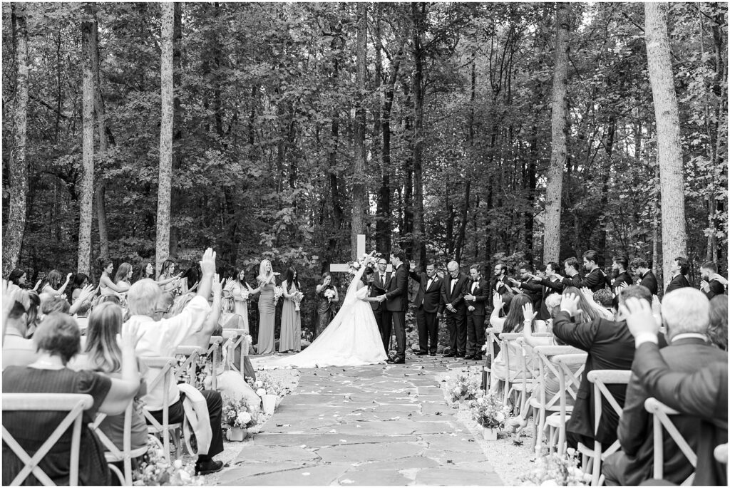 Wedding Ceremony Guest Blessing | Carolina Grove Wedding Photographer | Raleigh NC Wedding Photographer