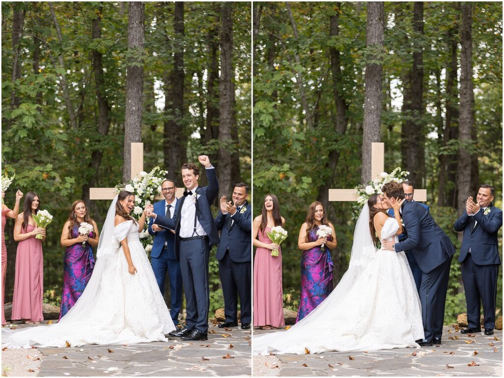 Bride and Groom Just Married Photos | Carolina Grove Wedding Photographer | Raleigh NC Wedding Photographer