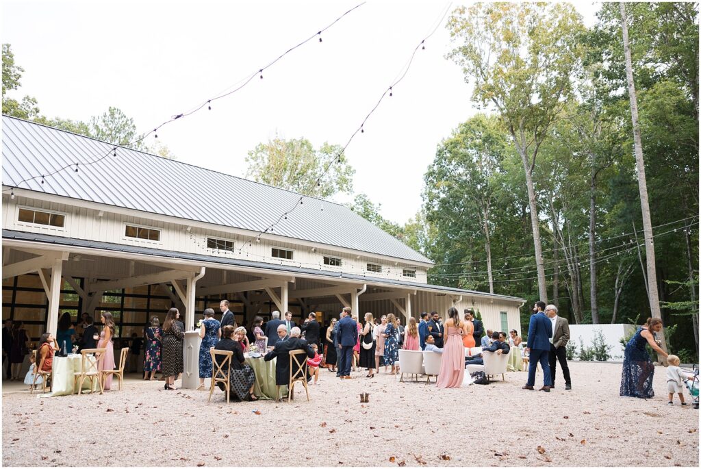 Cocktail Hour Photos | Carolina Grove Wedding | Raleigh NC Wedding Photographer