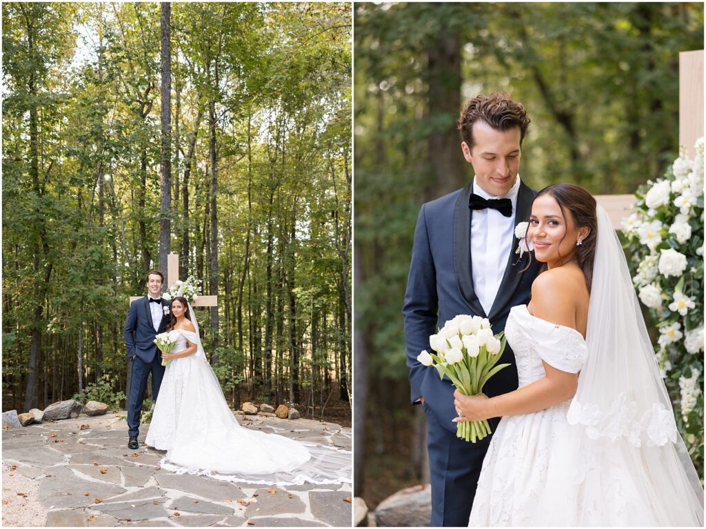Bride and Groom Photos | Bride and Groom Photo Inspiration | Carolina Grove Wedding Photographer | Raleigh NC Wedding Photographer