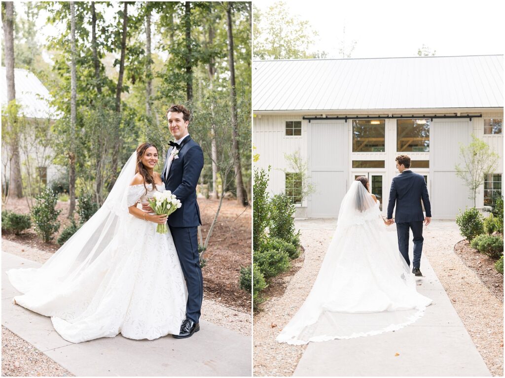 Bride and Groom Photo Inspiration | Bride and Groom Posing Inspiration | Raleigh NC Wedding Photographer