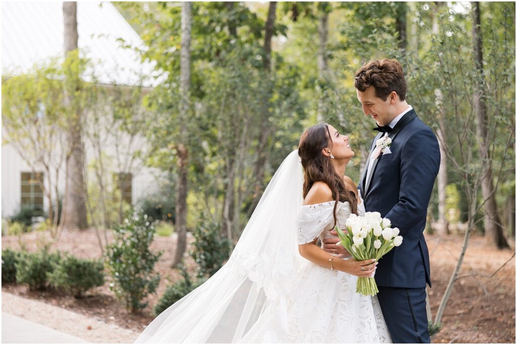 Bride and Groom Just Married Photos | Bride and Groom Portraits | Raleigh NC Wedding Photographer