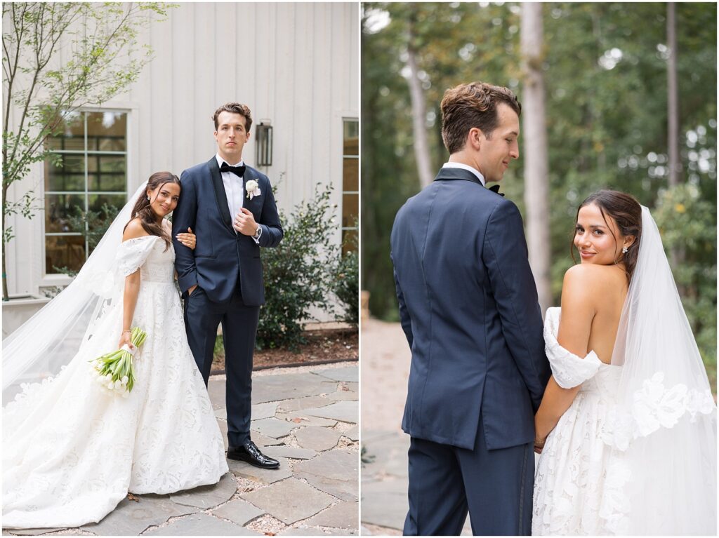Bride and Groom Photos | Bride and Groom Portraits | Raleigh NC Wedding Photographer