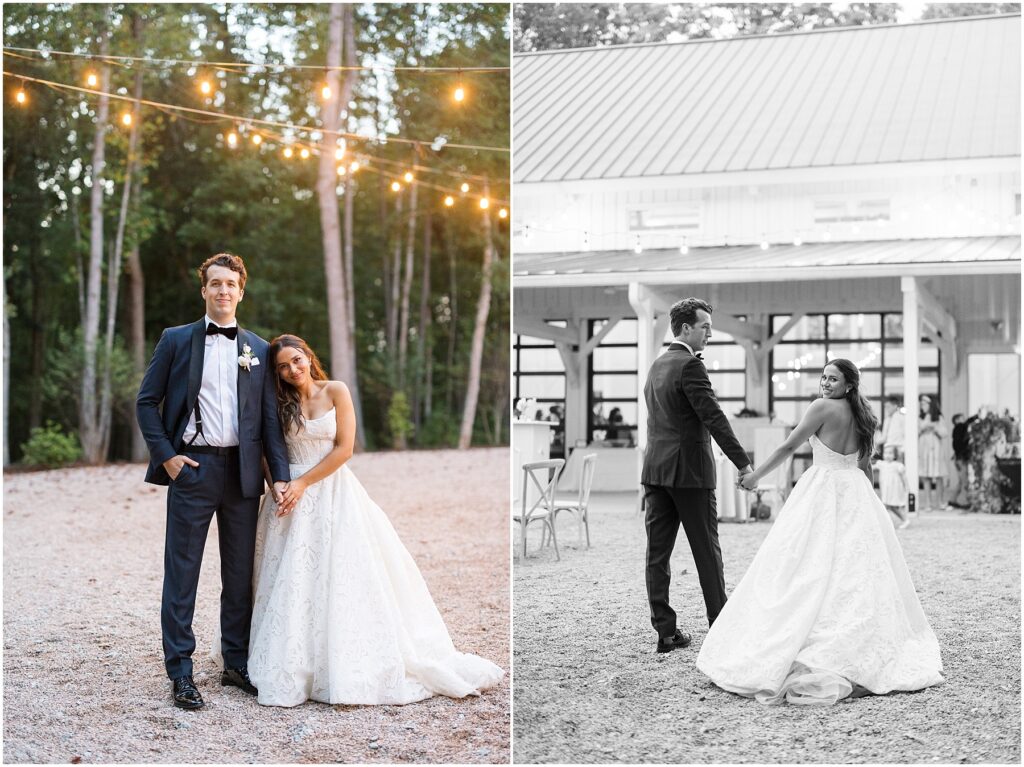 Bride and Groom Sunset Photos | Carolina Grove Wedding | Raleigh NC Wedding Photographer