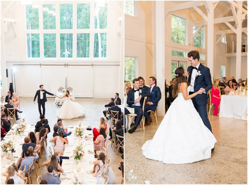 Bride and Groom First Dance | Carolina Grove Wedding | Raleigh NC Wedding Photographer
