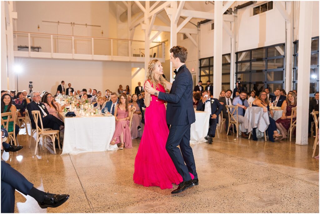 Groom Dance with Mom | Raleigh NC Wedding Photographer