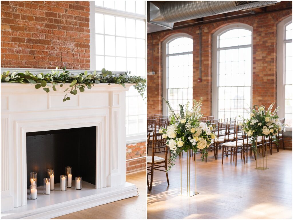 Ceremony Details | Wedding Floral | The Cotton Room | Durham Wedding Photographer | Wedding at The Cotton Room | Sarah Hinckley Photography
