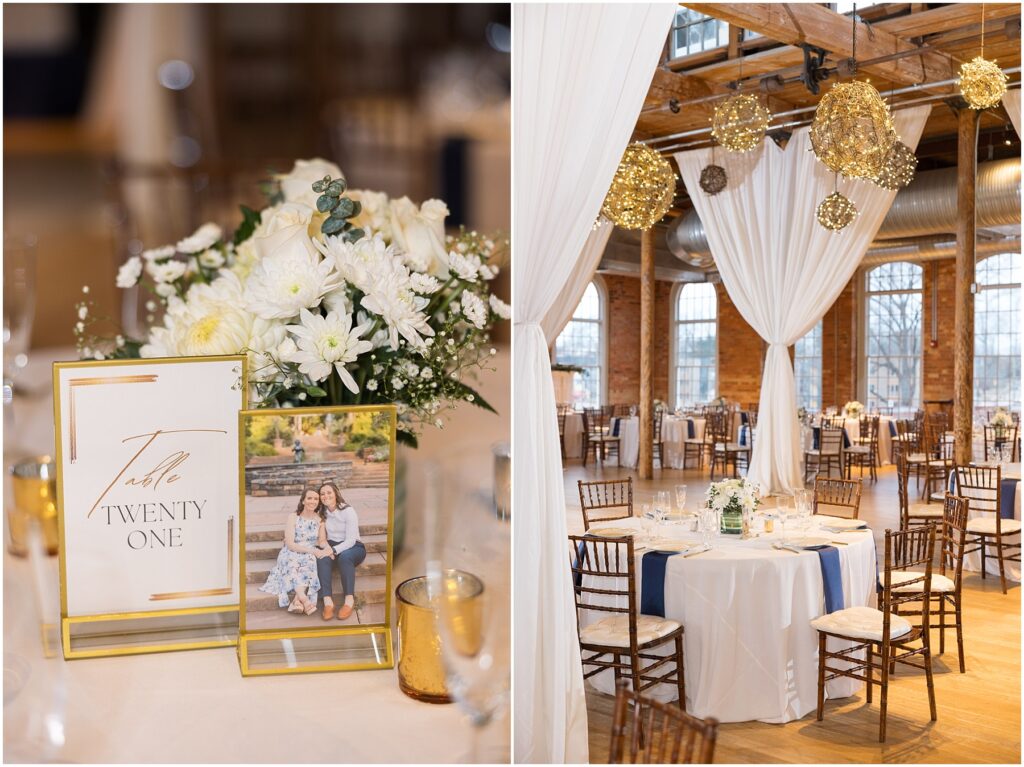 Wedding Reception Details | Wedding Florals | The Cotton Room | Durham Wedding Photographer | Wedding at The Cotton Room | Sarah Hinckley Photography