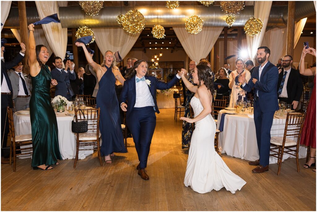 Wedding Reception Entrance | Same Sex Wedding | The Cotton Room | Durham Wedding Photographer | Wedding at The Cotton Room | Sarah Hinckley Photography