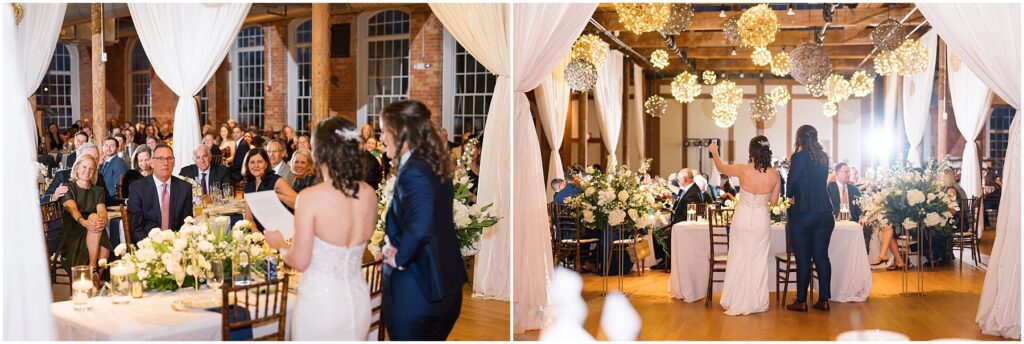 Wedding Reception Speeches | Same Sex Couple | The Cotton Room | Durham Wedding Photographer | Wedding at The Cotton Room | Sarah Hinckley Photography