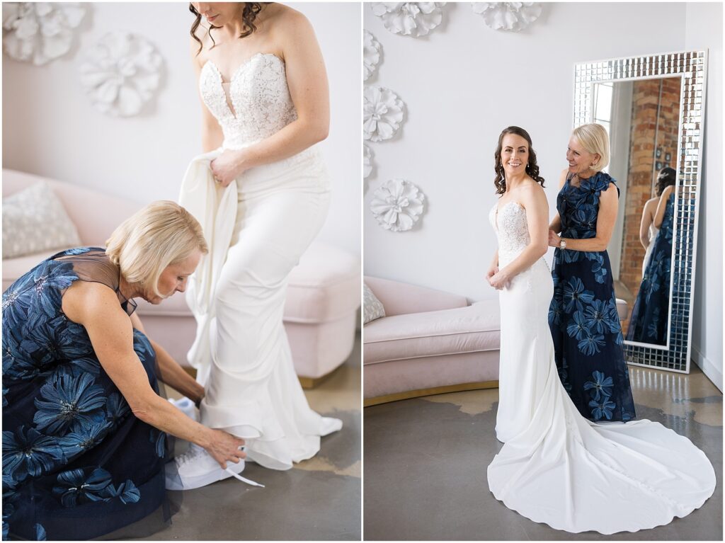 Bride Getting Ready | Same Sex Wedding | Wedding at The Cotton Room | Durham Wedding Photographer | Sarah Hinckley Photography