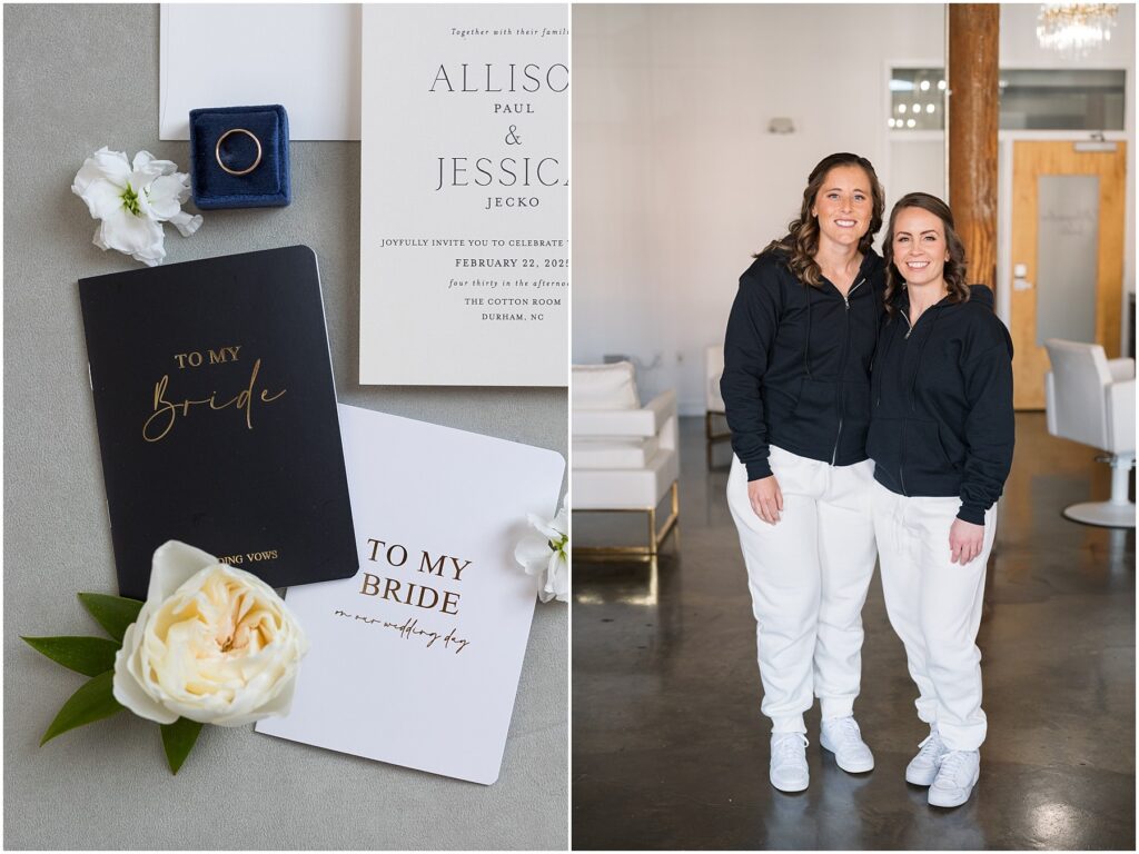 Vow Books | Brides Getting Ready | Same Sex Wedding | Wedding Photographer | Sarah Hinckley Photography