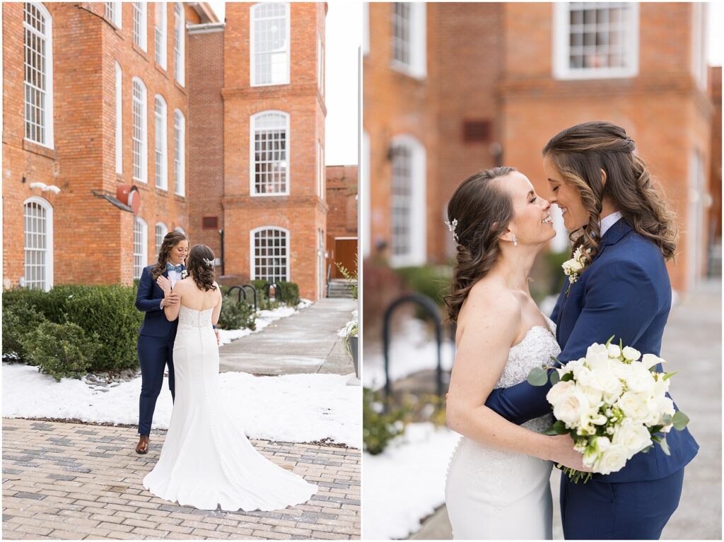 Bridal Portraits | Same Sex Couple | Durham Wedding Photographer | Wedding at The Cotton Room | Sarah Hinckley Photography