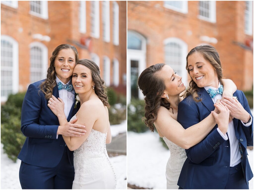 Bridal Portraits | Same Sex Couple | Durham Wedding Photographer | Wedding at The Cotton Room | Sarah Hinckley Photography